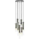 Pendelleuchte Hilla, grau, ⌀32 cm, Metall Lampe 