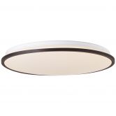 LED-Deckenleuchte Iva, schwarz, ⌀ 49 cm, Deckenlampe mit LED 