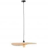 Bambus Pendelleuchte Jonte, braun,  ⌀ 60 cm, Pendellampe 