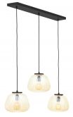 Pendelleuchte Junis, braun, 176 x 105 cm, Metall Pendelleuchte 