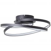 Deckenleuchte Kilian, schwarz, 4, 11,5 x 39,5 cm, Metall Innenleuchte 