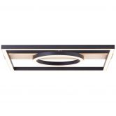 Deckenleuchte Leopold, braun, 5,5 x 42 cm, Holz Lampe 