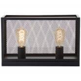 Tischleuchte Levi, gold, 25,5 x 15 cm, Metall Industrielle Tischleuchte 