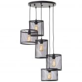 Pendelleuchte Levi, gold, 150,5 x 53 cm, Metall Pendel-lampe, dimmbar 