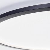 Deckenleuchte Liz, schwarz, 3 x 50 cm, Glitzeroptik 