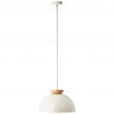Pendelleuchte Lorena, beige, 174,5 x 35 cm, Holz Pilz 
