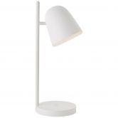 Tischleuchte Lotta, weiß, 41,2 x 15 cm, Nachttischlampe, dimmbar 