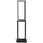 Tischleuchte Mats, schwarz, 55,5 x 16 cm, Nachttischlampe, dimmbar 