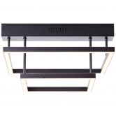 Deckenleuchte Mats, schwarz, 19 x 32 cm, Deckenlampe, dimmbar 