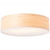 Deckenleuchte Michael, braun, 10 x 38 cm, Holz Deckenlampe, dimmbar 