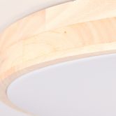 Wand- und Deckenleuchte Niklas, braun, 8 x 50 cm, Holz Deckenleuchte 