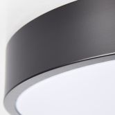 Deckenleuchte Niklas, schwarz, 6,5 x 33 cm, Deckenlampe 
