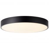 Deckenleuchte Niklas, schwarz, Ø 49 cm, Deckenlampe, dimmbar 