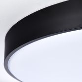 Deckenleuchte Niklas 11, schwarz, 80W, 8 x 78 cm, Deckenlampe, dimmbar 