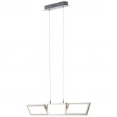 Pendelleuchte Sia, metallic, 150 x 80,5 cm, Metall Pendellampe, dimmbar 