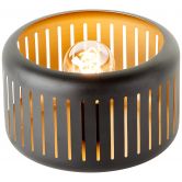 Tischleuchte Silvio, gold, 18,8 x 27 cm, Metall Tischlampe 