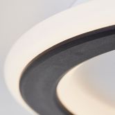 Deckenleuchte Soraya, schwarz, 3 x 25,6 cm, Innenleuchte 