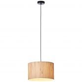 Pendelleuchte Valentin, braun, 120 x 35 cm, Seegras Pendellampe 