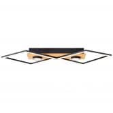 Deckenleuchte Vincent, braun, 70,7 x 35,4 cm, Holz Lampe 