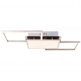 Deckenleuchte Yara, metallic, 7 x 51 cm, Metall Deckenlampe, dimmbar 