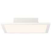 Aufbaupaneel Constantin, weiß, 29,5 x 29,5 cm, Metall Led panel, dimmbar 