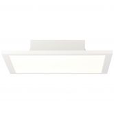 Aufbaupaneel Constantin, weiß, 29,5 x 29,5 cm, Metall Led panel, dimmbar 