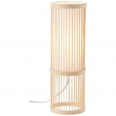 Tischleuchte Luise, braun, 36 x 12 cm, Bambus Tischlampe 