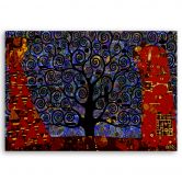 Leinwandbild, G.Klimt Baum des Lebens Abstrakt 