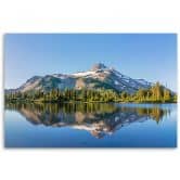 Leinwandbild, Wald Berge Natur Landschaft 