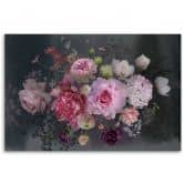 Canvas schilderij, Vintage bloemen boeket 