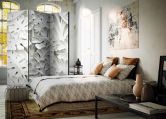 Paravent, Raumteiler freistehend, Trennwand - Alabaster-Wunder 