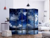 Paravent, Raumteiler freistehend, Trennwand - Magic Night II, 5-teilig - einseitig bedruckt - 225x172 cm 