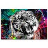 Leinwandbild, Tiger Animal Natur 
