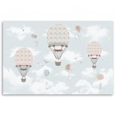 Leinwandbild, Bunte Ballon Tiere Kinder 