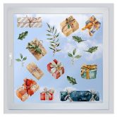 Décoration pour fenêtre Cadeaux (18 pièces) 