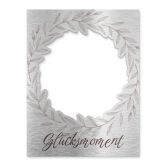 Fotorahmen Hochzeit Blätteroptik - personalisierbar 