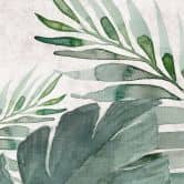 Jungle Leaves Green Watercolour | Jungle Fototapet - Bloomery Decor 