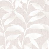 Fototapete Zarte Aquarell-Blätter - Soft Beige - Bloomery Decor 