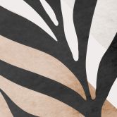 Fototapete Botanische Silhouette mit kunstvoller Geometrie - Costa 