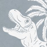 Fototapete Im Land der Dinosaurier - Blau - Kikki Belle 