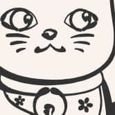 Fototapete Maneki Neko - Die Glückskatze | Winkekatze - KsanaKalpa 