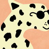 Tier Fototapete Eleganter Gepard mit Sonnenbrille - Oltmanns 
