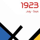 Abstrakte Fototapete Retro Bauhaus Ausstellung 1923 - Retrodrome 
