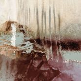 Papier peint photo Abstrait - Traces dorées dans la lumière du brouillard - Schmucker 
