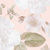 Fotobehang Boho illustratie met bloemen en fruit - UN Designs 