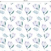 Tapet med mønster Kvilis - Magnolias 03 