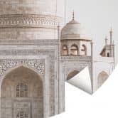 Papier peint photo rond Annie - Taj Mahal - papier peint intissé/papier peint intissé autocollant 