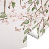Fototapet - Rundt Sir Edward - Forårsblomstringsmagi - vliesetapet/selvklæbende non-woven tapet 