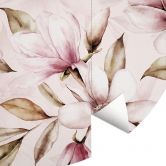 Fototapet - Rundt UN Designs - Soft Magnolia - vliesetapet/selvklæbende non-woven tapet 