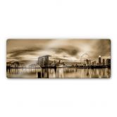 Tableau sur verre Xie - Lights in Singapore - Panorama 